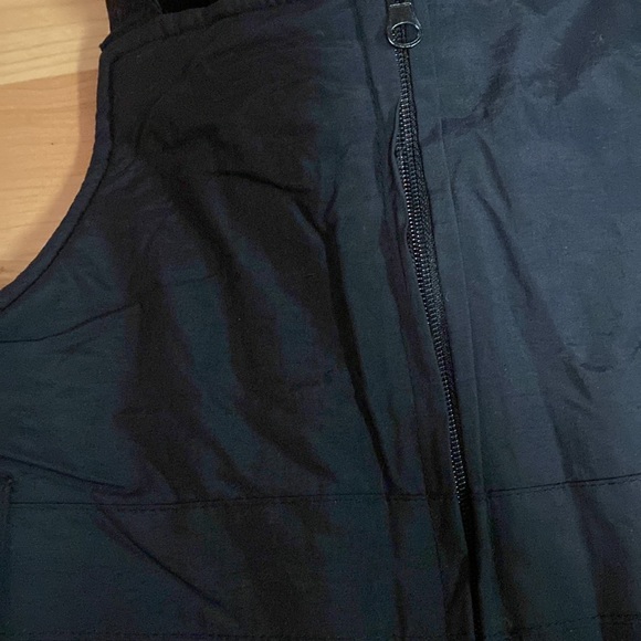 Black Zip Up Snow Overalls - Picture 5 of 10